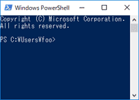 Windows PowerShellのイメージ画像