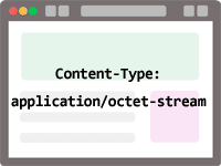 application/octet-streamのイメージ画像