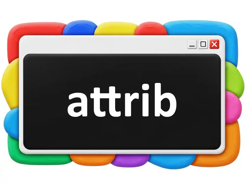 attribコマンドのイメージ画像