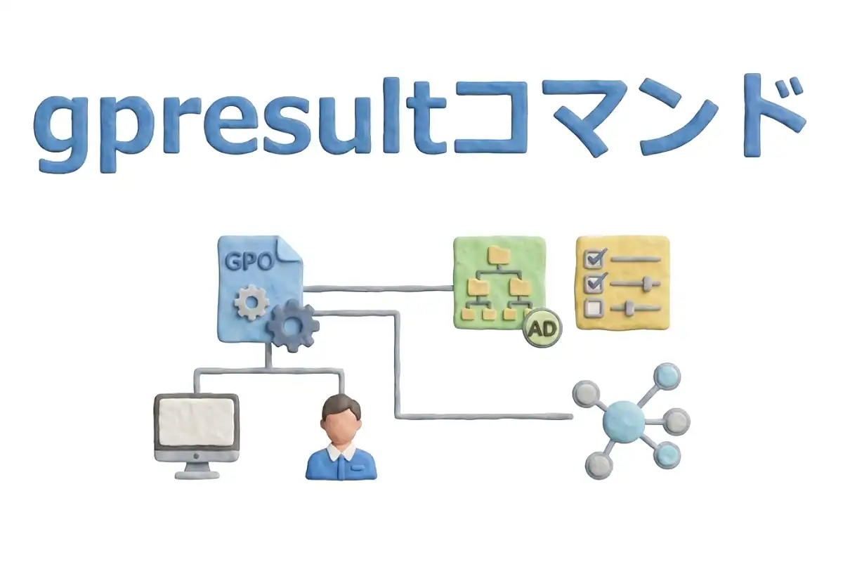 gpresultコマンドのイメージ画像