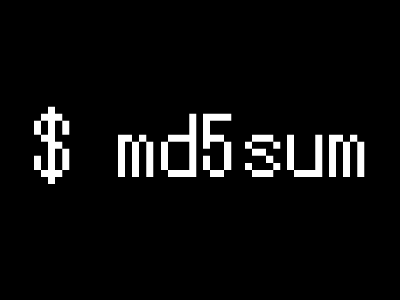 md5sumコマンドのイメージ画像