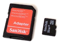 microSDメモリーカードのイメージ画像