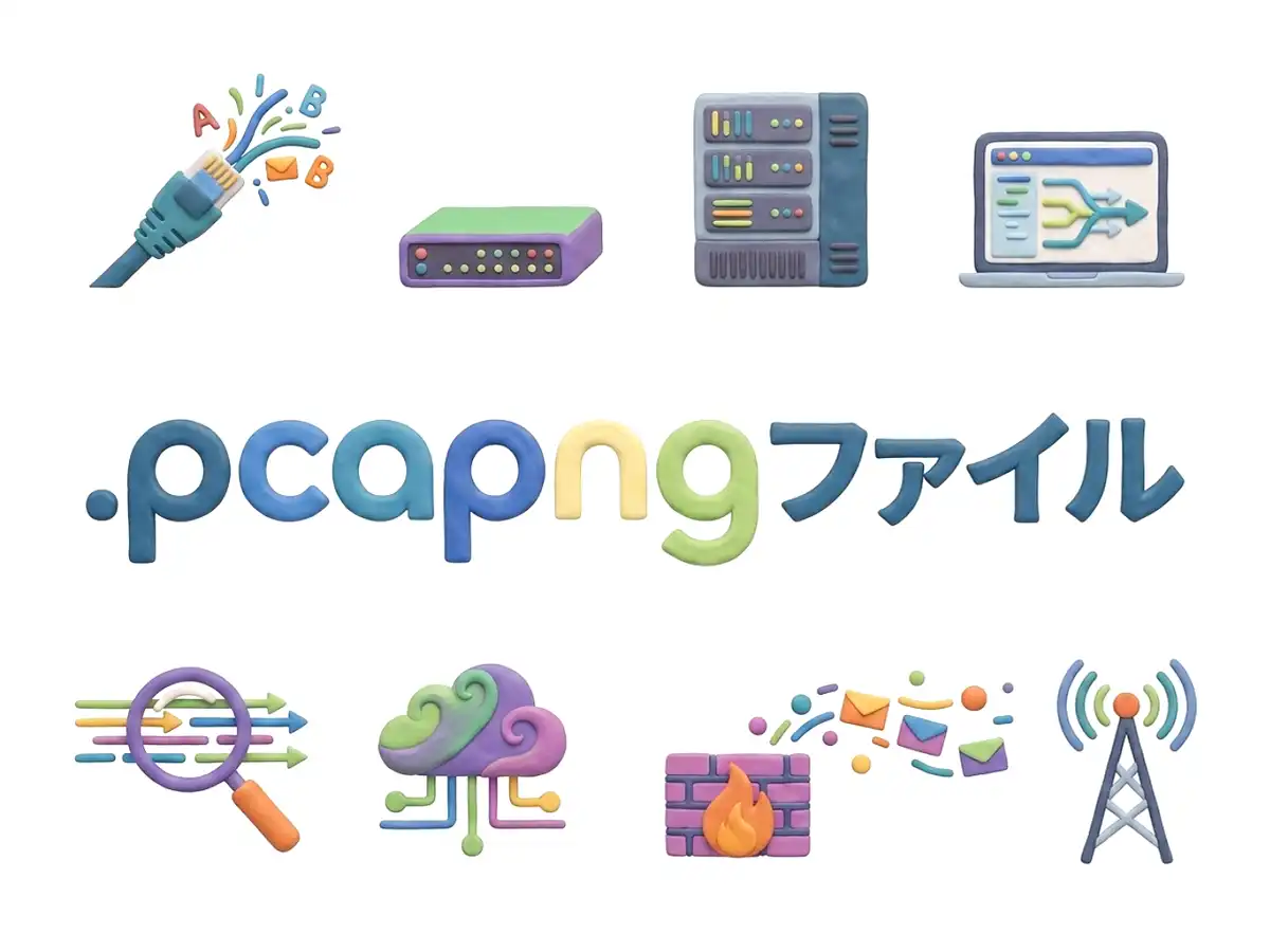 .pcapngファイルのイメージ画像