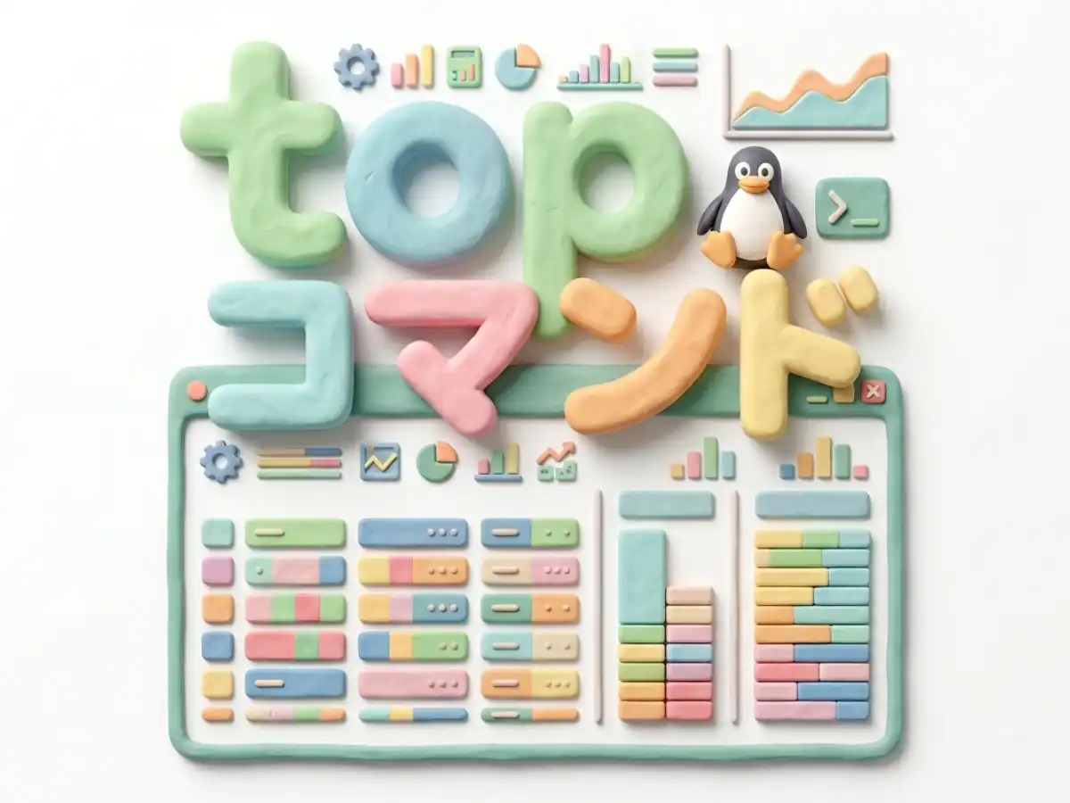 topコマンドのイメージ画像