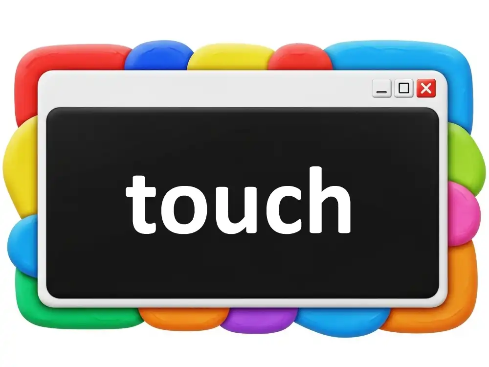 touchコマンドのイメージ画像