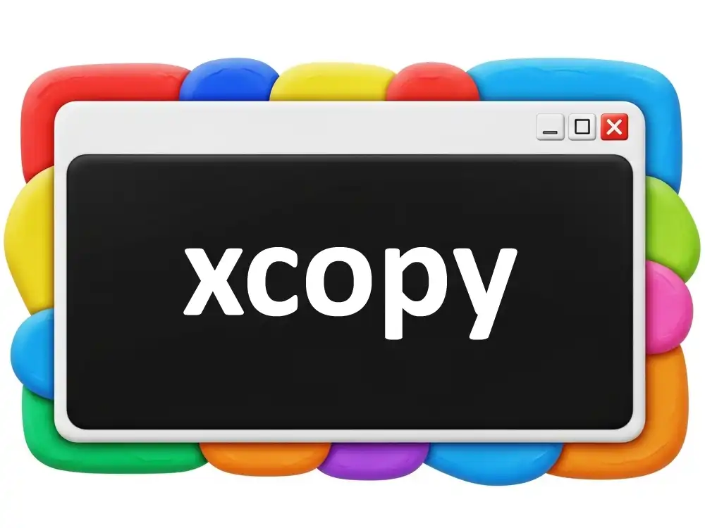 xcopyコマンドのイメージ画像