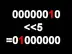 ビットシフト