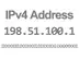 IPv4アドレス