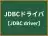 JDBCドライバ