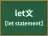 let文