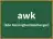awk