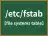 /etc/fstab