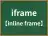 iframe