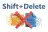 Shift+Delete