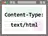text/html